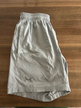 Under Armour Light Gray Performance Shorts